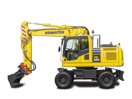 Wheeled excavators - PW180-10 (.. - ..)